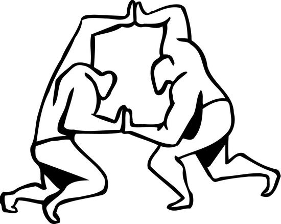 clipart wrestling pictures - photo #49